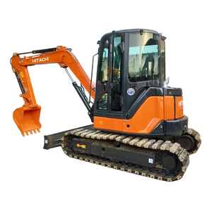 Used HitachiZX55 Excavator 5Ton Hydraulic Crawler Digger Original Japan Komatsu Good Condition Low Hours <b>Cheap</b> Price - Product Image 1
