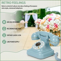 Livre de messages audio Enregistrement vocal Enregistreur téléphonique vintage Téléphone de mariage personnalisé avec messagerie vocale Meilleurs vœux pour la douche nuptiale
