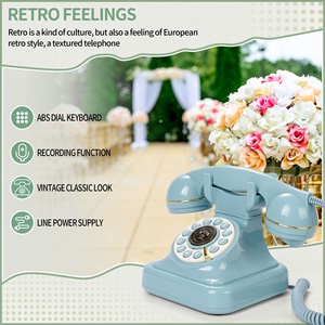 Livre de messages audio Enregistrement vocal Enregistreur téléphonique vintage Téléphone de mariage personnalisé avec messagerie vocale Meilleurs vœux pour la douche nuptiale - Product Image 6