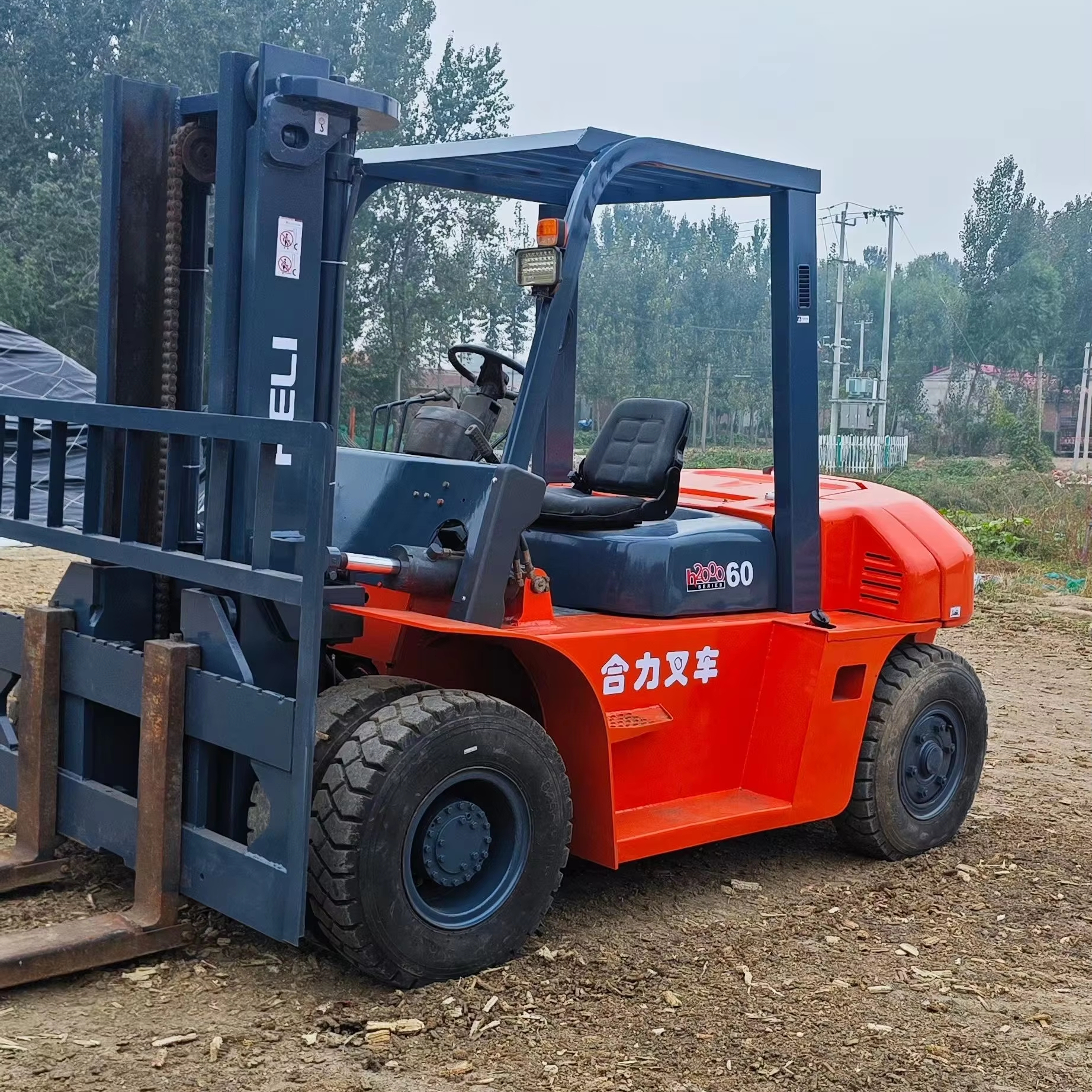 6 TON Original for Komatsu Japan Forklift for Sale Good Condition 