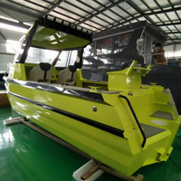 Yacht à voile en aluminium avec cabine à toit rigide de 6 m, nouvelle conception 2023, bateau de pêche avec moteur hors-bord