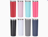 Gobelet isotherme en acier inoxydable de 20 oz avec logo personnalisé, cadeaux d'entreprise personnalisés, tasse à sublimation