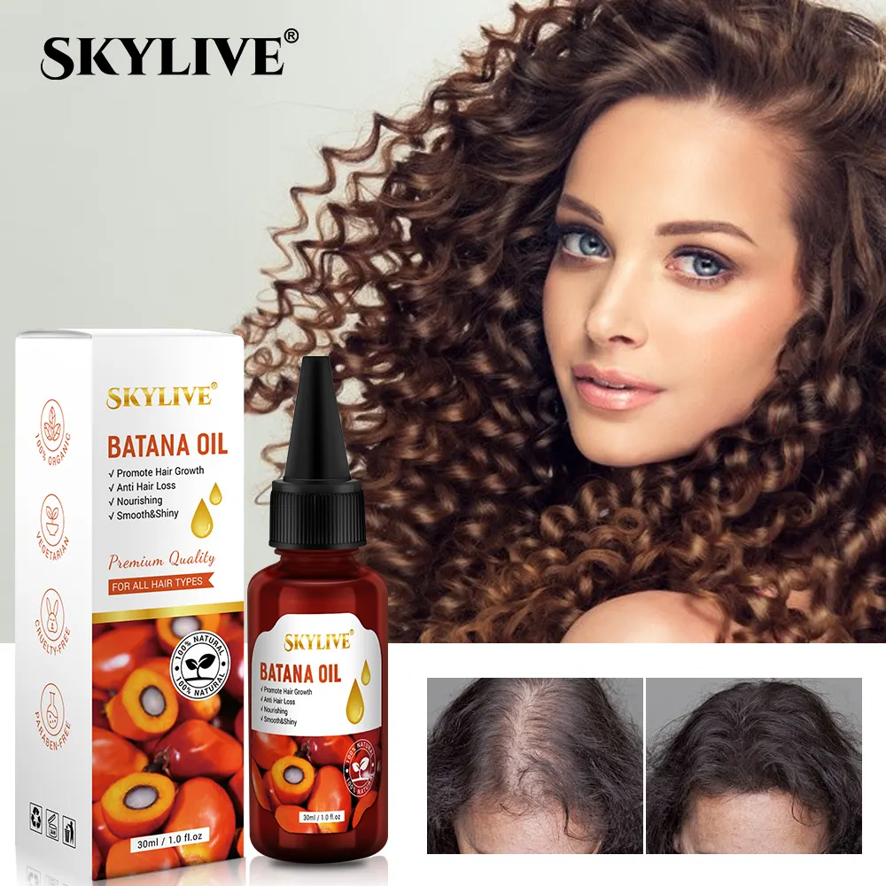 Hot Products SKYLIVE hair scalp prevents breakage split ends pure essential oil natural organic batana oil for hair growth