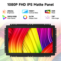 Custom LOGO Industrial LCD Display IP65 Waterproof 10.1 12 15 17 19 21.5 23.8 Inch PCAP Touch Screen Panel PC Industrial Monitor