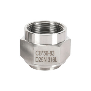 Accouplement fileté à épaule plate soudé par points de type D en acier inoxydable 304, raccord de quincaillerie marine - Product Image 1