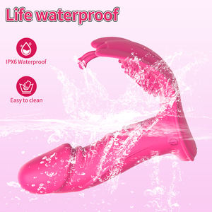 Wiederauf ladbare erwachsene weibliche tragbare Dildo Klitoris Stimulator Vibrator Wasserdichte Sexspielzeug für Frauen Mastur batoren - Product Image 5