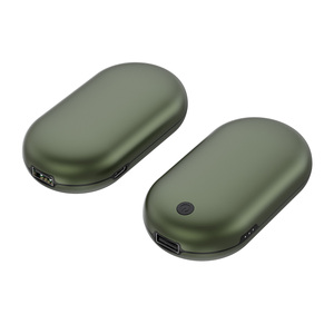 Chauffe-mains USB personnalisable 5200 mAh, batterie externe, électronique d'hiver, rechargeable avec réglage de la chaleur, électronique grand public, technologie - Product Image 2