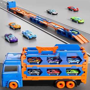 Custom Ejection Fold Metal Transportation Storage Container 3 Layer Truck <b>Model</b> <b>Car</b> Mini Vehicle for Kids Alloy Diecast <b>Toys</b> - Product Image 5