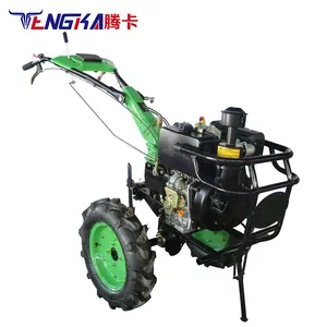 Mini tiller Máy trang trại máy mini điện tiller tu đa chức năng mini tiller diesel