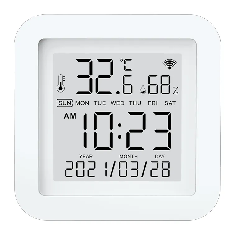 Mini digital lcd sensore di temperatura tester di umidità del termometro igrometro wifi temperatura e sensore di umidità