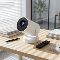 Projecteur portable LED Android 14 Allwinner H726, best-seller HY300Pro+ 720P 170 ANSI Lumens, home cinéma WiFi, télécommande, mini
