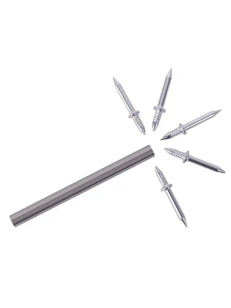 Seamless nails for baseboards Sheep's horn horn nail Two-way non-marking nails for baseboard installation