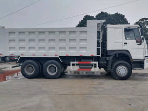 Howo 2021 usado camión volquete 10 ruedas 6*4 Cámara China rojo blanco naranja Bule 12 ruedas camión Tractor cabeza 6X4 100 toneladas - Product Image 4