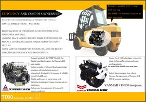 <span class=keywords><strong>Manipulador</strong></span> Telescópico 3T: Elevación <span class=keywords><strong>de</strong></span> 4m, Opciones <span class=keywords><strong>de</strong></span> Motor Xinchai/Yanmar para un Rendimiento Robusto. - Product Image 2