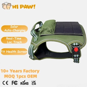 4G GPS <span class=keywords><strong>Tracker</strong></span> với năng lượng mặt trời IP67 không thấm nước cho chó định vị chống mất lại <span class=keywords><strong>clip</strong></span> GPS theo dõi hoạt động bước calo ngủ - Product Image 1