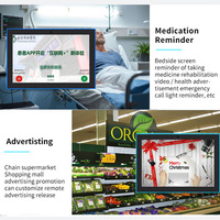 Écran publicitaire numérique LED 10,1'' multi-scénarios avec éclairage périphérique pour affichage des prix des fruits et légumes frais en supermarché et signalétique de menu numérique