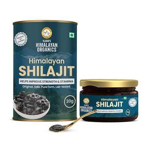 <b>Himalayan</b> Organics 100% <b>Pure</b> <b>Shilajit</b>/Shilajeet Resin to Boost Performance Power Stamina Endurance Strength With 75% Fulvic - Product Image 1