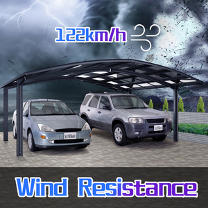 Nouveau design de carport en polycarbonate avec structure en aluminium, double - Product Image 5