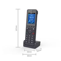 Teléfono VoIP SIP Sasincomm S07 de 3 Líneas con Doble SIM, LTE, WiFi 2.4G, 2/3/4G, FWP, Hotspot, Grabación, Pantalla de 2.4 Pulgadas, Inalámbrico Fijo