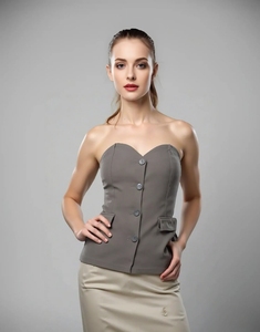 Camisa personalizable de verano de alta calidad para mujer OEM ODM sostenible y elegante al por mayor del fabricante de Vietnam para ropa de calle - Product Image 3