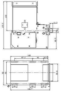 Dispensador automático de tarjetas de alto rendimiento, dispositivo de recogida, PT-F1 - Product Image 6