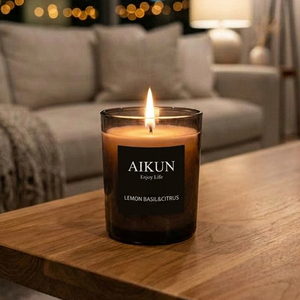 ชุดน้ำหอมปรับอากาศกลิ่นเลมอนโหระพา AIKUN พร้อมก้านไม้หอม กลิ่นซิตรัส สำหรับห้องนั่งเล่น ห้องนอน ของตกแต่งบ้าน บรรจุในกล่องของขวัญ - Product Image 3
