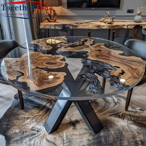 <span class=keywords><strong>Tavolo</strong></span> <span class=keywords><strong>da</strong></span> <span class=keywords><strong>Pranzo</strong></span> <span class=keywords><strong>in</strong></span> Resina Epossidica con Design Artistico Unico <span class=keywords><strong>in</strong></span> <span class=keywords><strong>Legno</strong></span> Naturale Fusionato per <span class=keywords><strong>Sala</strong></span> <span class=keywords><strong>da</strong></span> <span class=keywords><strong>Pranzo</strong></span> di Lusso - Product Image 3