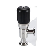 Mini soupape de sécurité en acier inoxydable 1/4 "filetage externe, soupape de surpression à ressort pour pipeline de compresseur d'air