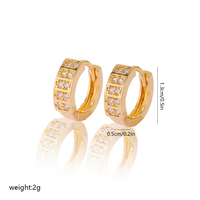 Joyería HYL, Aretes de Latón con Base Tridimensional en Forma de Panal, Chapados en Oro de 18k, Color Duradero, Venta al por Mayor