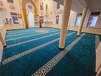ODM-Fabrik Luxuriöser 12mm Dicker Bedruckter Islamischer Moschee-Gebetsteppich aus Nylon, Waschbar, als Rolle
