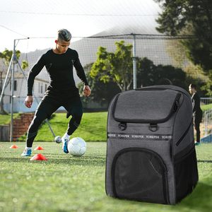 Sac à dos d'école à motif de football/soccer, prix d'usine, OEM, sacs à dos classiques pour étudiants, sublimation, polyester noir - Product Image 2
