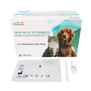 Kit di Test rapido per cani approvato ISO per forniture veterinarie CDV/CPV/CCV/Gia 4 in1