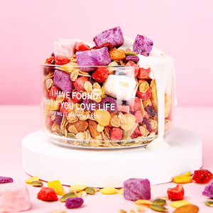 Granola <span class=keywords><strong>de</strong></span> Frutas y Yogur al por Mayor <span class=keywords><strong>de</strong></span> Fábrica, Cereal <span class=keywords><strong>de</strong></span> Avena Saludable Listo para Comer para el Desayuno Diario o como Snack - Product Image 5