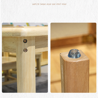 Ensemble de meubles en bois pour enfants : table et chaise pour la maternelle, la garderie, l'école, la salle de classe, le bureau des élèves