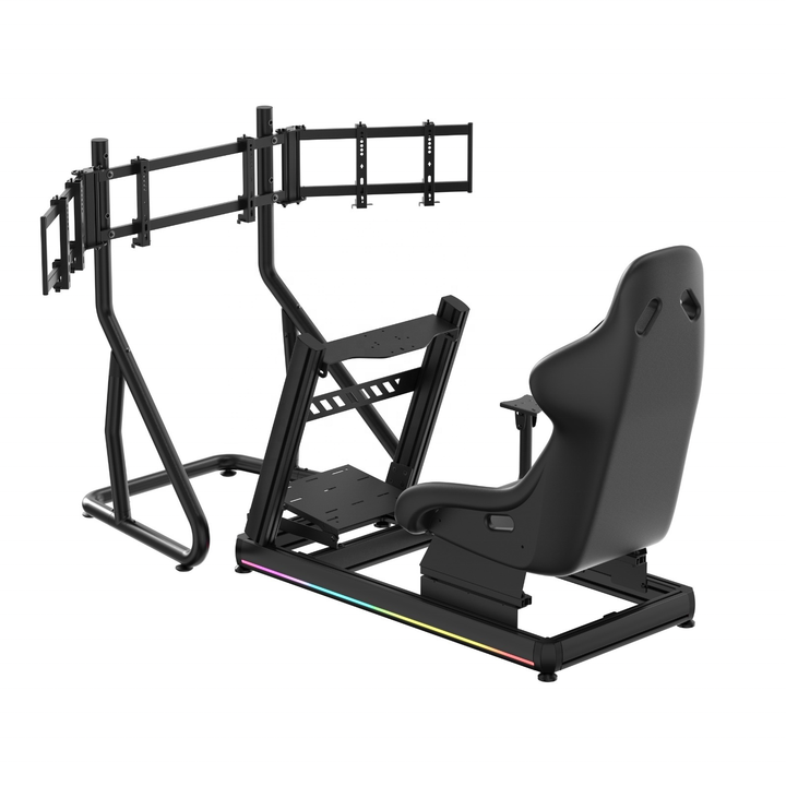 SIM Racing Rig Car Game Driving Simulator Cockpit Silver 4040 4080 ...
