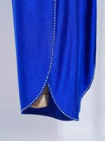 Combinaisons de danse de louange pour filles, à manches longues, avec pantalon en maille à sequins et strass, coupe large et modeste, pour l'église, personnalisables