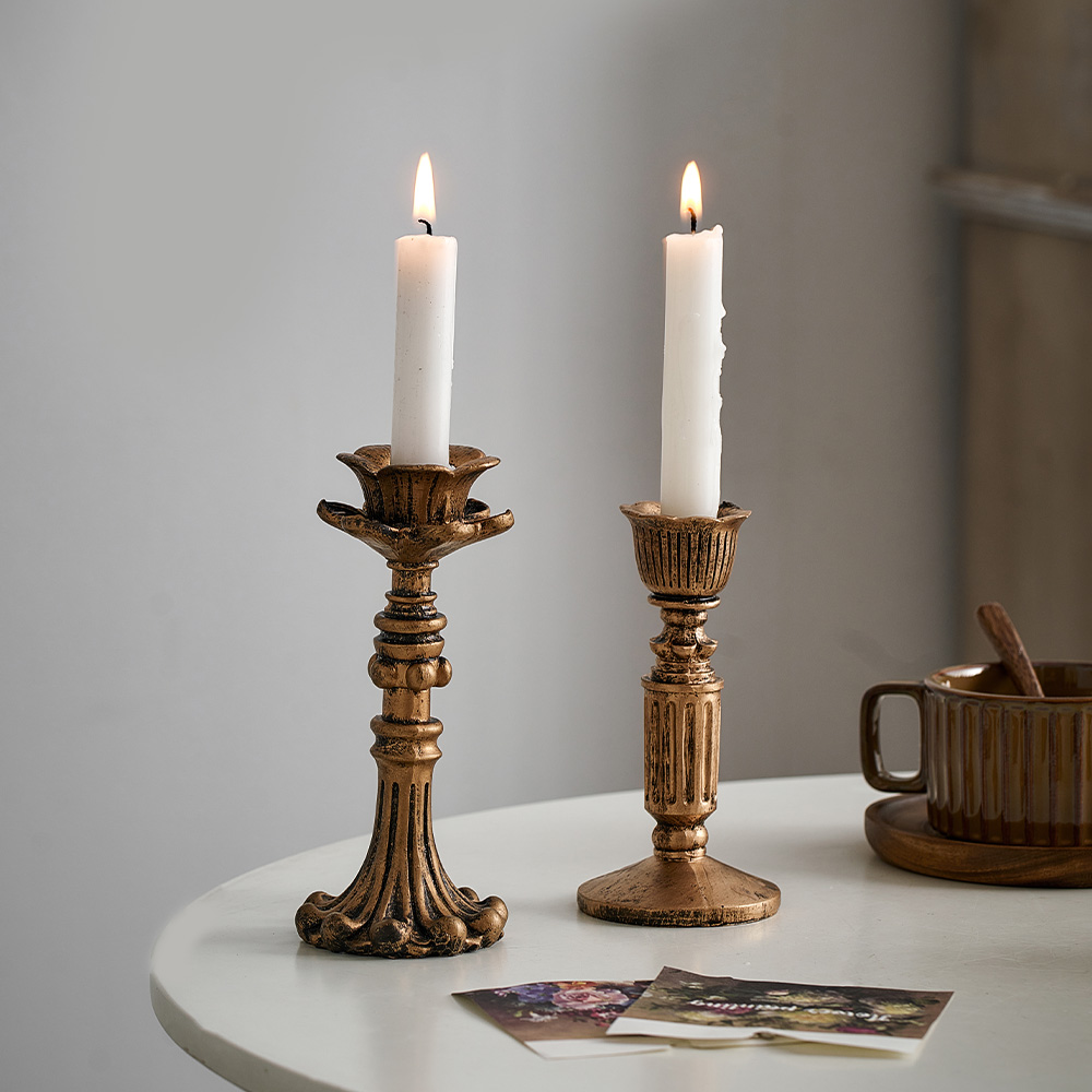Wholesale Luxury Nordic Home Decor Candle Holder Resin