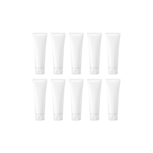 Tube en plastique transparent personnalisé avec logo, 30 ml, 50 ml, 80 ml, pour crème pour les mains, nettoyant, lotion, tube en plastique compressible pour voyage - Product Image 1