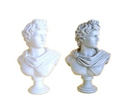 Tête de Sculpture en résine de David, Statue personnalisée, artisanat créatif, ornements décoratifs pour la maison