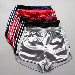 Shorts en soie pour femmes, vêtements d'été, Slim, Fitness, tendance, taille élastique, Streetwear, nouvelle collection 2020 - Product Image 4