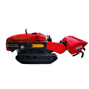 Cultivator Agricultural Trenching And Fertilizer Burying Machine 30HP 36HP Crawler Micro Tiller Remote Control Cultivator