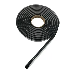 MENGSHAN schwarze Farbe Butyl Seal Sticky Insula ting Rubber Sealing Tape wird für den Anschluss von Automobilen verwendet