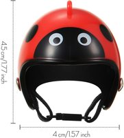 Casco para Pollos - Divertido Sombrero de Seguridad para Aves de Corral, Casco Pequeño para Pollos, Protector de Cabeza para Pollos