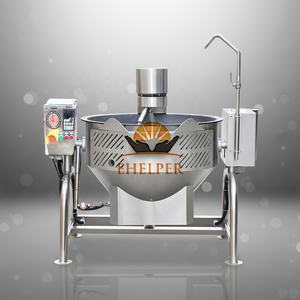 Sartén Comercial Inclinable/<span class=keywords><strong>Olla</strong></span> de Hierro Fundido - <span class=keywords><strong>Olla</strong></span> Extraíble, Calentamiento Directo a Gas, Control de Velocidad y Llama - Precio Directo de Fábrica - Product Image 1