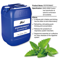 Huile essentielle de menthe poivrée pour diffuseur et aromathérapie, massage cutané, fabrication de bougies et de savons, fournisseurs en gros de parfums