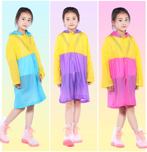 <span class=keywords><strong>Chubasquero</strong></span> impermeable de PVC con estampado de rayas reflectantes para niños, chaqueta de lluvia para niños, impermeable de dibujos animados - Product Image 5