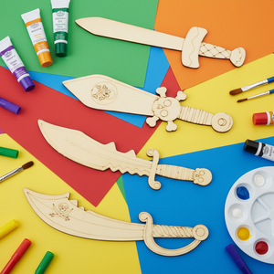 Spada in Legno Massiccio per Allenamento Sportivo all'Aperto, Spada Tradizionale in Legno Duro per Bambini - Product Image 2