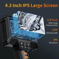 Caméra d'inspection industrielle pour tuyaux, outil de réparation automobile, 8,5 mm, rigide, 10 m, écran 4,3 pouces, IP67, caméra 1080P, G60-M