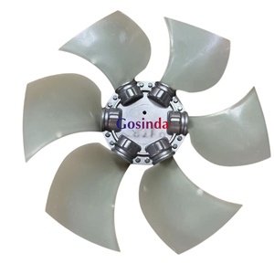 Pièces de rechange pour lames de ventilateur de refroidissement de moteur, compatibles avec l'excavatrice 939D, composants de remplacement pour le refroidissement du <span class=keywords><strong>radiateur</strong></span> de machines de construction - Product Image 1