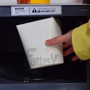 Caja de fideos de papel desechable biodegradable de papel con logotipo personalizado - Product Image 1